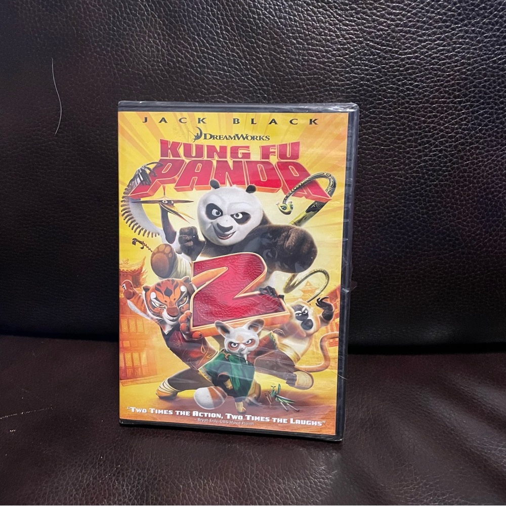 Dreamworks Kung Fu Panda 2 DVD with Red and Yellow Cover